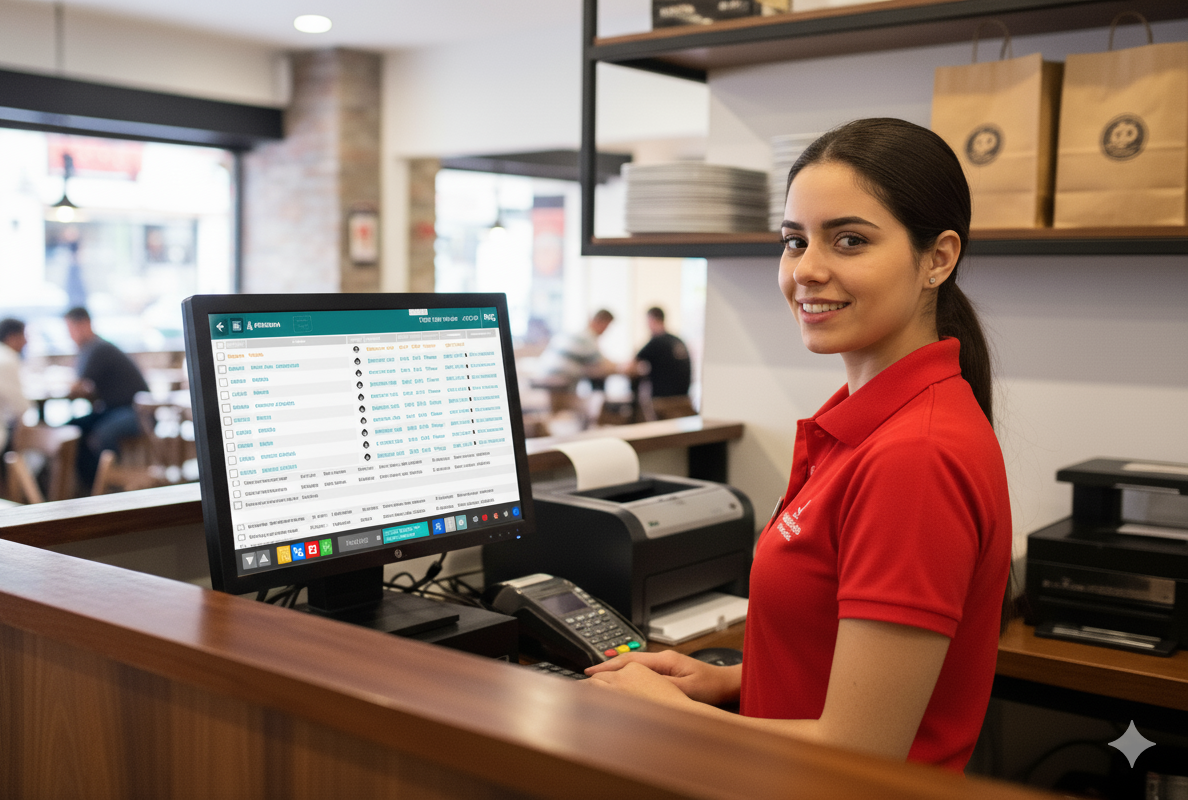 Pedido chegando no sistema